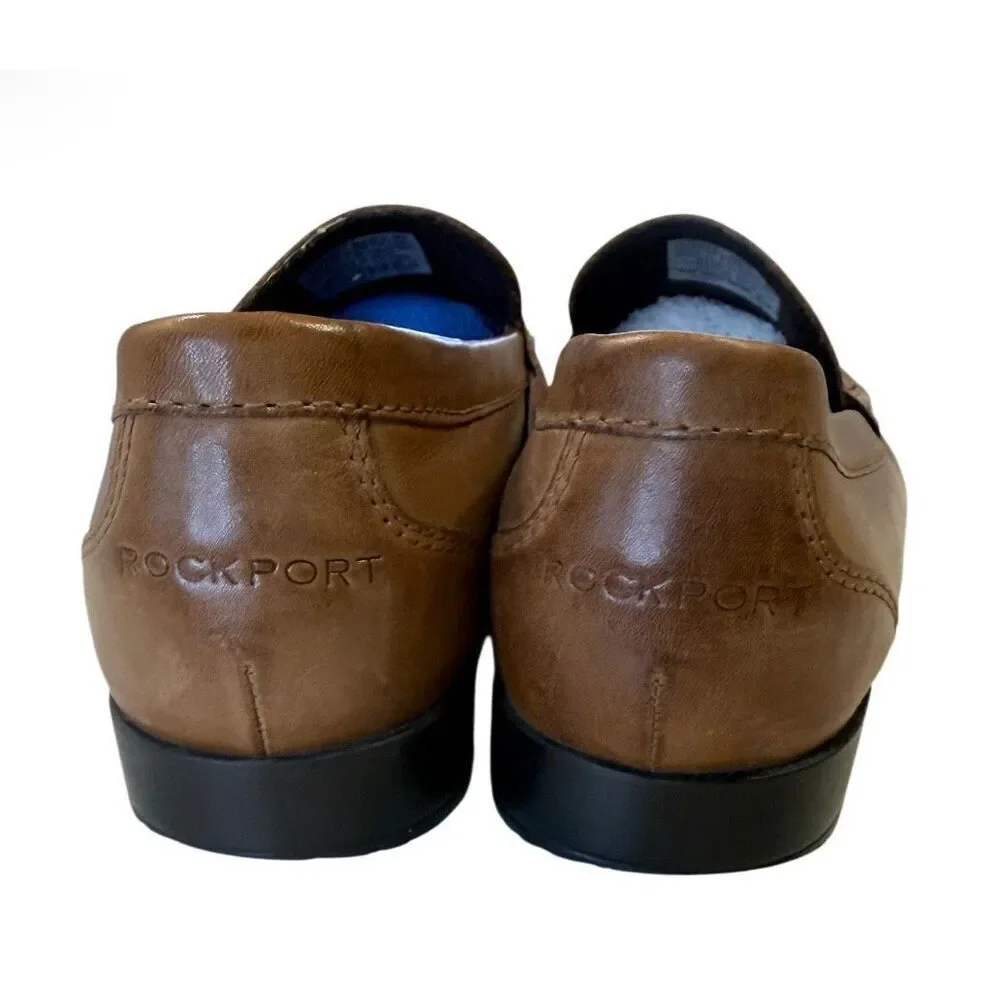Rockport Men’s Classic Penny Loafer Sz. 11.5 Brown Preppy Office